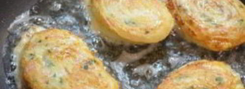 рулеты из лаваша с картошкой. Шаг 9