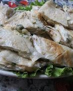 Рулеты из лаваша с сыром и зеленью