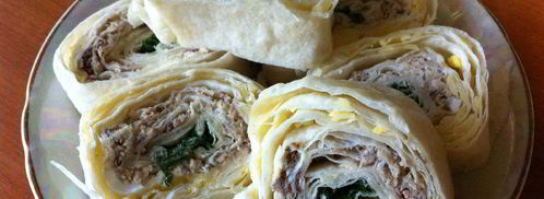 рыбный рулет из лаваша. Шаг 12