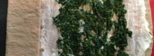 шпинат в лаваше. Шаг 3