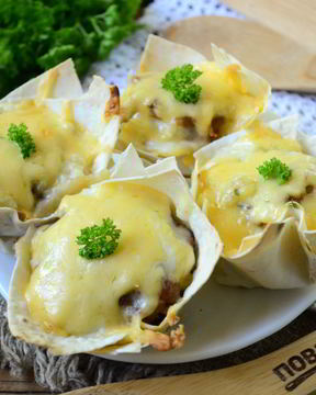 Тефтели в лаваше