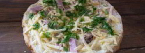 толстый лаваш с сыром и бужениной. Шаг 5