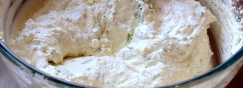 улитка из лаваша с творогом. Шаг 2