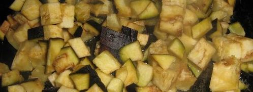 закуска из лаваша с курицей и баклажанами. Шаг 4