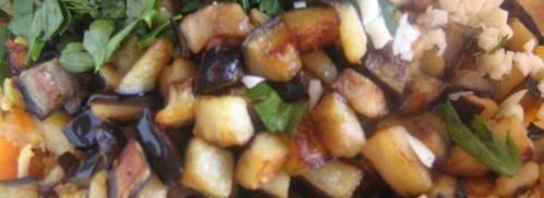 закуска из лаваша с курицей и баклажанами. Шаг 5