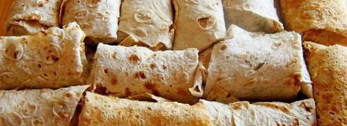 закуска из лаваша с курицей и баклажанами. Шаг 8