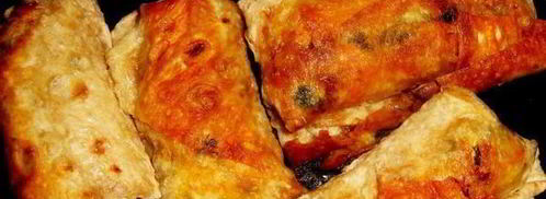 закуска из лаваша с курицей и баклажанами. Шаг 9