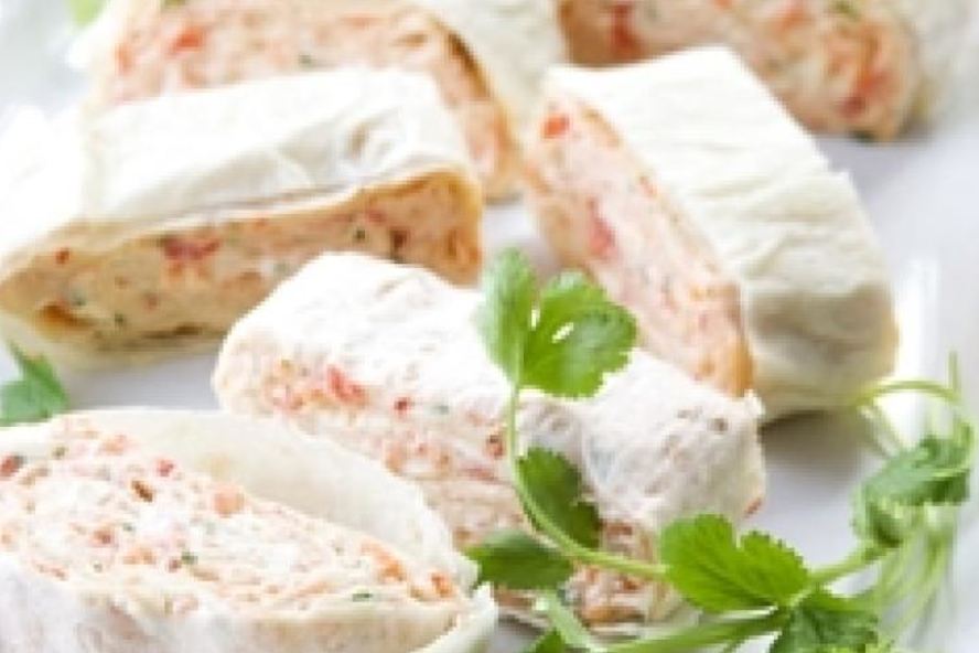 Рецепт закуски из лаваша с сыром фета