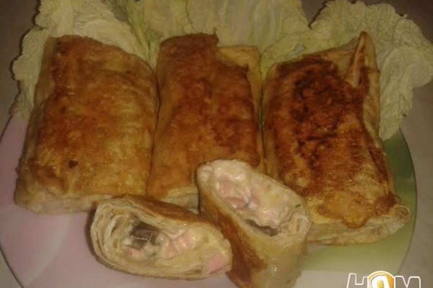 Рецепт жареного лаваша