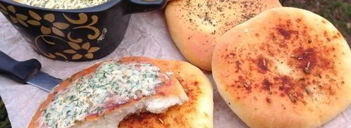 дрожжевые лепешки. Шаг 16