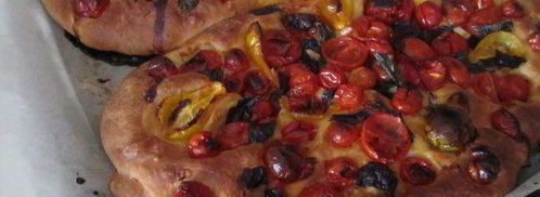 фокачча с ароматными томатами. Шаг 6