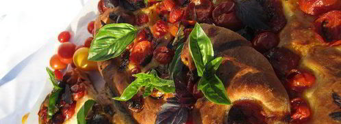 фокачча с ароматными томатами. Шаг 7