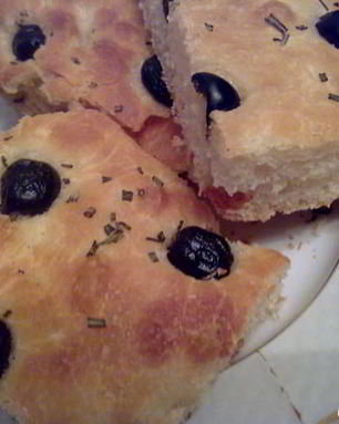 Фокачча с маслинами