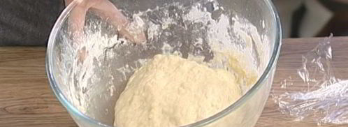 фокачча с оливками. Шаг 4