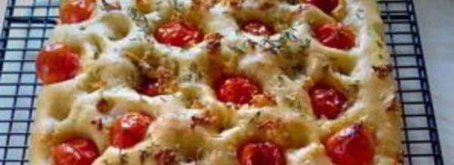 фокачча с помидорами черри. Шаг 6