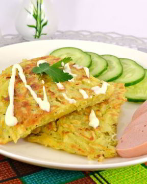 Картофельная лепешка к завтраку