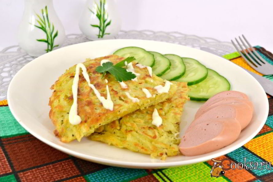 Рецепт картофельной лепешки к завтраку