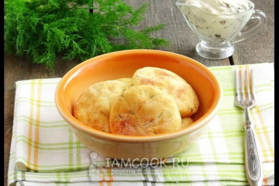 Рецепт картофельных лепешек с укропом