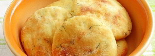 картофельные лепешки с укропом. Шаг 12