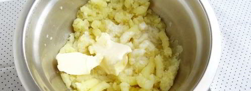 картофельные лепешки с укропом. Шаг 4