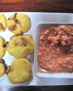 Кукурузные лепешки с грибами