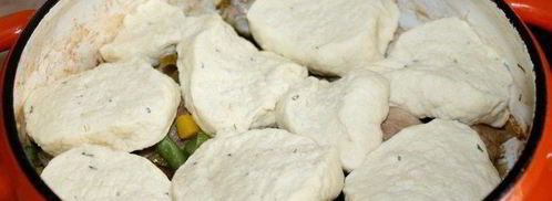 куриный кобблер с тимьяновыми лепешками. Шаг 4