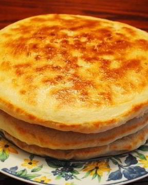 Лепешка на сметане к чаю