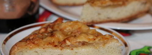 лепешка с яблоком и сыром. Шаг 8