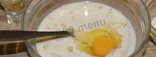 лепешки из овсяных хлопьев. Шаг 3