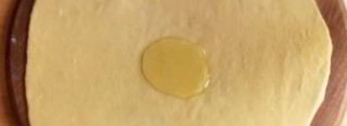 лепешки к шашлыку с зеленью и творогом. Шаг 4