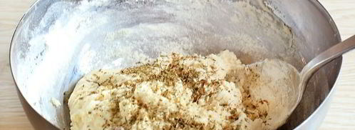 лепешки на кефире в духовке. Шаг 8