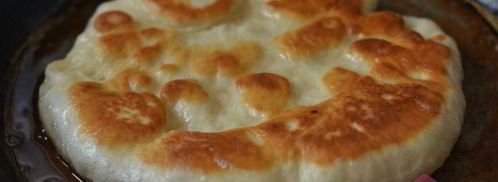 лепешки на кефире. Шаг 8