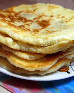 Лепешки на молоке
