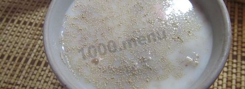 лепешки на молоке. Шаг 2