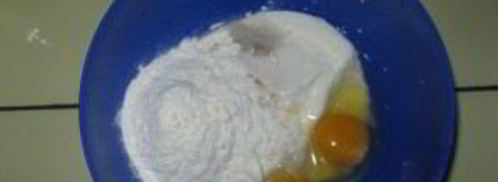 лепешки на сметане. Шаг 2