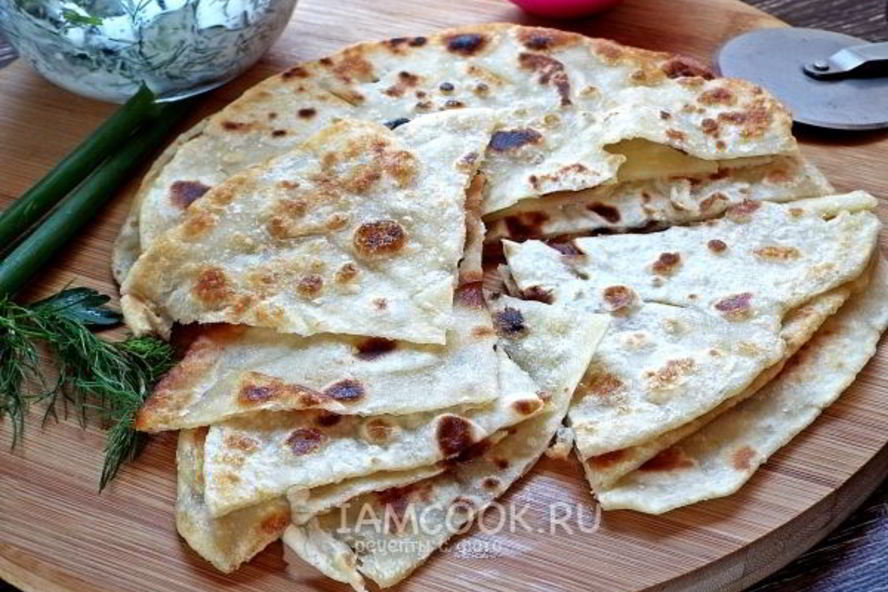 Рецепт лепешек на воде и муке на сковороде