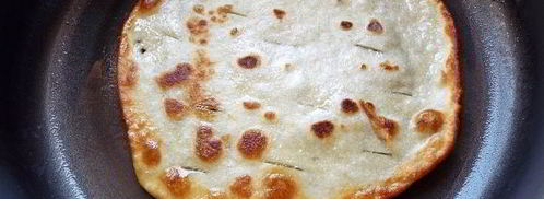 лепешки на воде и муке на сковороде. Шаг 11