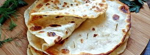 лепешки на воде и муке на сковороде. Шаг 12