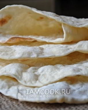 Лепешки на воде и муке в духовке