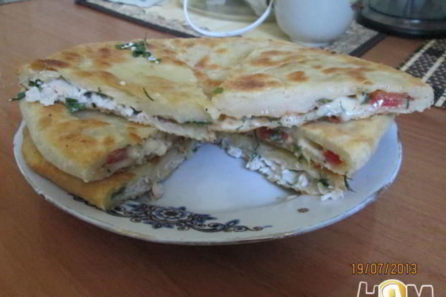 Рецепт лепешек с начинкой