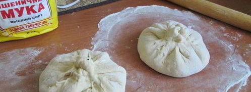 лепешки с начинкой. Шаг 8