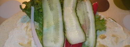 лепешки с салатиком. Шаг 3