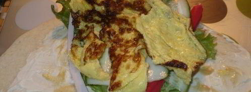 лепешки с салатиком. Шаг 4