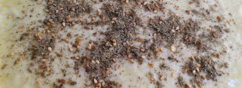 манаиш-лепешки с сыром и кунжутом, заатаром. Шаг 13