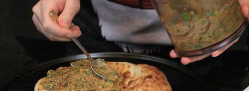 пряная лепешка с сыром. Шаг 3