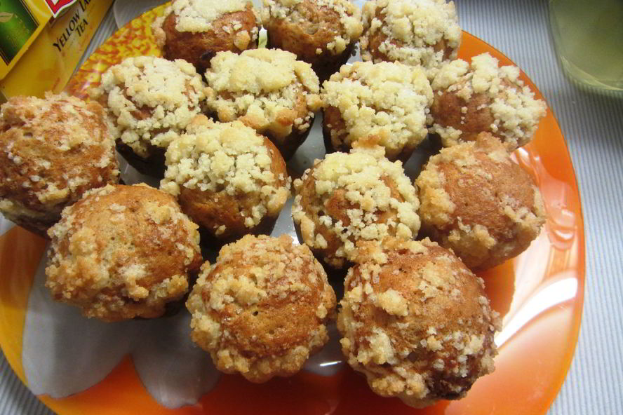 Рецепт хрустящих банановых маффинов