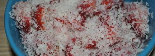 клубнично-кокосовые маффины. Шаг 2