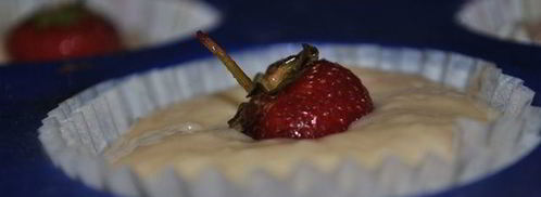 клубнично-кокосовые маффины. Шаг 4