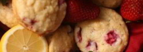 клубнично-лимонные маффины с рикоттой. Шаг 4