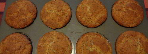 лимонно-маковые маффины на йогурте. Шаг 8